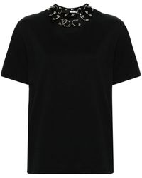 ROTATE BIRGER CHRISTENSEN - Metal-detailing T-shirt - Lyst