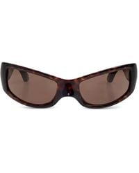 Balenciaga - Tortoiseshell-Effect Rectangle-Frame Sunglasses - Lyst