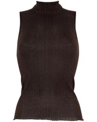 AROVESCIO - Ribbed-Knit Roll-Neck Sweater - Lyst