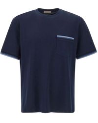 Herno - Pocket Ribbed-Trim T-Shirt - Lyst