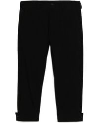 Yohji Yamamoto - Canvas Belted-Hem Trousers - Lyst