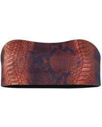 Jean Paul Gaultier - Geribbelde Bh-Top Met Print - Lyst