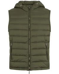 Moorer - Chaleco Con Capucha Y Cremallera - Lyst