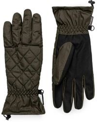 Barbour - Quilted Drawstring Gloves - Lyst