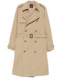 BOSS - Water-Repellent Trench Coat - Lyst