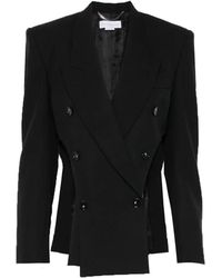 Stella McCartney - Double-Breasted Cut-Out Blazer - Lyst