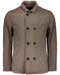 Moorer - Quilted Double-Breasted Jacket - Lyst