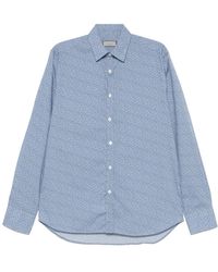 Canali - プリント シャツ - Lyst