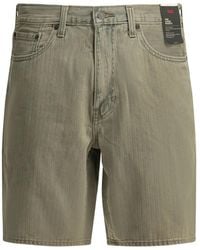 Levi's - 468 Stay Loose Herringbone Denim Shorts - Lyst