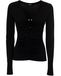 Just Cavalli - Cut-Out Detailing Top - Lyst