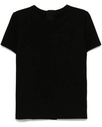 Yohji Yamamoto - T-Shirt Mit Rundhalsausschnitt - Lyst