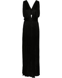 Maria Lucia Hohan - Kim Plissé Silk Maxi Dress - Lyst