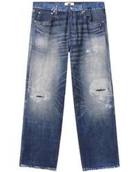 Chocoolate - Distressed Faded Jeans - Lyst