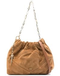Ba&sh - Mini June Suede Tote Bag - Lyst