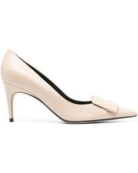 Sergio Rossi - Sr1 85Mm Leather Pumps - Lyst
