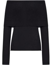 Roberto Collina - Ribbed Boat-Neck Sweater - Lyst
