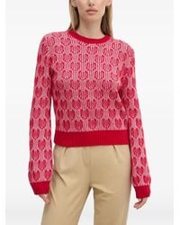 Benetton - Patterned Sweater - Lyst