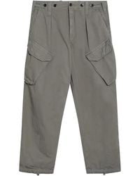 C.P. Company - Cotton Gabardine Trousers - Lyst