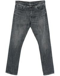 Dondup - Faded-Effect Straight-Leg Jeans - Lyst