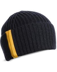 Parajumpers - Gerippte Nest Beanie Mit Streifendetail - Lyst