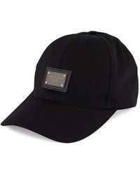 Dolce & Gabbana - Rapper Logo-Plaque Baseball Cap - Lyst