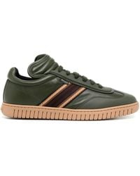 Bally - Side-Stripe Leather Low-Top Sneakers - Lyst