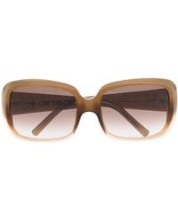 10 Corso Como - Gea Rectangular Frame Sunglasses - Lyst