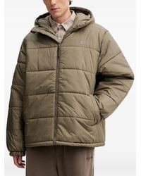 Vans - Hooded Quilted Jacket - Lyst