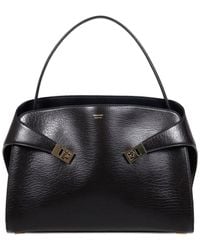 Ferragamo - Sac Porté Épaule En Cuir À Boucle - Lyst