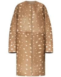 Loulou de Saison - Liza Printed Leather Coat - Lyst