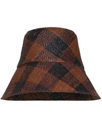 Johanna Ortiz - Heaven And Earth Checked Hat - Lyst