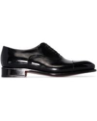 Santoni Zapatos oxford con tacón bajo - Negro