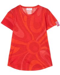 Emilio Pucci - T-Shirt Met Abstracte Print - Lyst