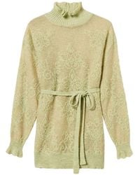 Twinset - Jacquard Alpaca Blend Maxi Jumper - Lyst