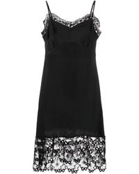 Simone Rocha - Lace-Trimmed Slip Dress - Lyst