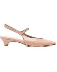 LORENA PAGGI - Slingback Leather Pumps - Lyst