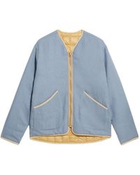 Fortela - Patch Pocket Zip Wool Jacket - Lyst