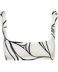 Cala De La Cruz - Francesca Printed Bikini Top - Lyst