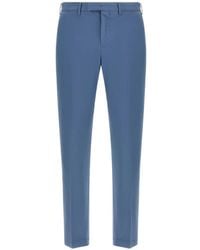 PT Torino - Master Zip Fastening Tailored Trousers - Lyst