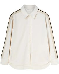 Palm Angels - Logo-Embroidered Track Shirt - Lyst