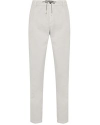 Eleventy - Pleat-Detail Drawstring Chino Trousers - Lyst