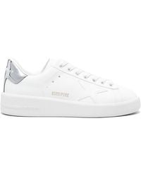 Golden Goose - Purestar Faux-leather Sneakers - Lyst