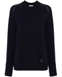 Chloé - Marcie-plaque Cashmere Sweater - Women's - Wool/cashmere - Lyst
