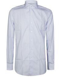Xacus - Camisa a rayas de algodón - Lyst