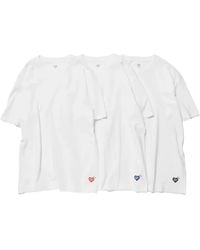 Human Made - Drie T-Shirts Met Logopatch - Lyst