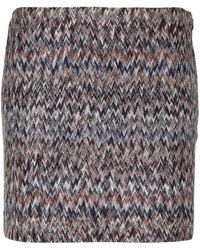 Missoni - Minifalda con tejido en zigzag - Lyst