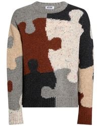 Moschino - Pull En Laine Et Soie Mélangées - Lyst