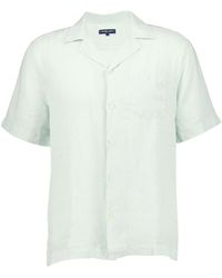 Frescobol Carioca - Short-Sleeve Linen Shirt - Lyst