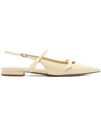 Alexandre Birman - Tita Pointed-Toe Strap-Detail Flat Sandals - Lyst