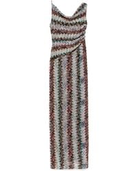 Missoni - Zig Zag Motif Long Dress - Lyst